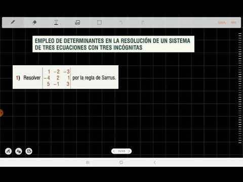 Determinantes de tres por tres