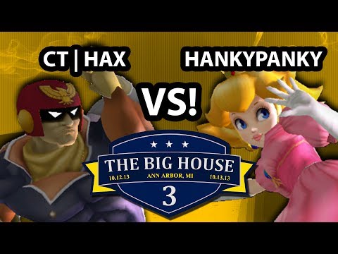 The Big House 3 - Hanky Panky (Peach) Vs. Hax (Captain Falcon) - Pools Round 1 - SSBM