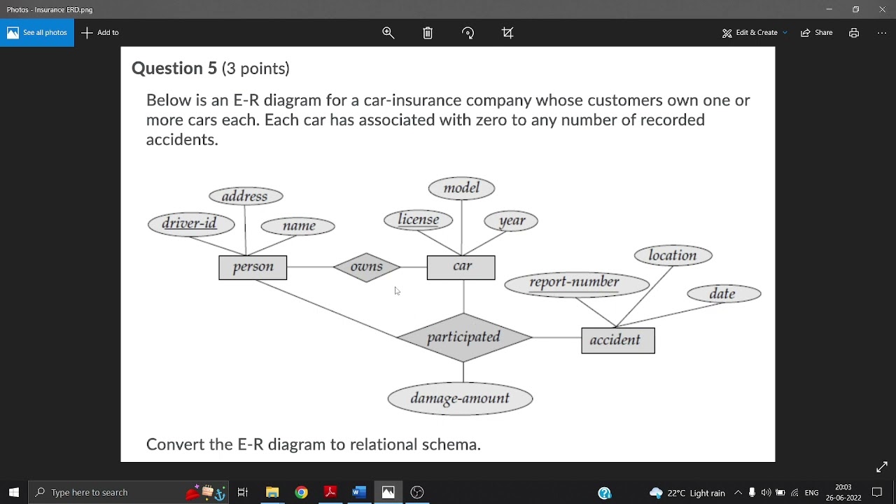 Insurance Database (DBMS Lab Assignment)