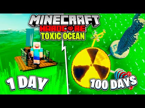 Toxic Raft Survival: 100 Days in Minecraft 1.20.2