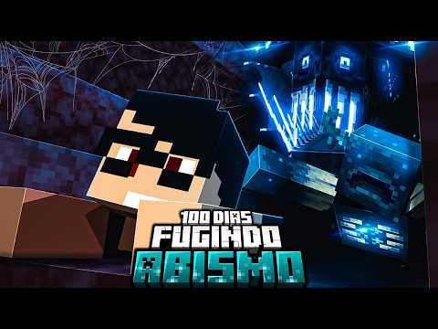 Sobrevivi 100 Dias FUGINDO DE UM ABISMO no Minecraft - O FILME