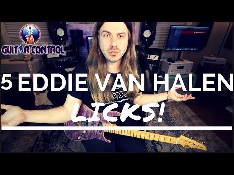 5 Killer Eddie Van Halen Guitar Licks - Lead Guitar Lesson
