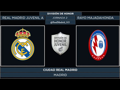 Real Madrid Juvenil A - Rayo Majadahonda | División de Honor 2021/22 | Jornada 2
