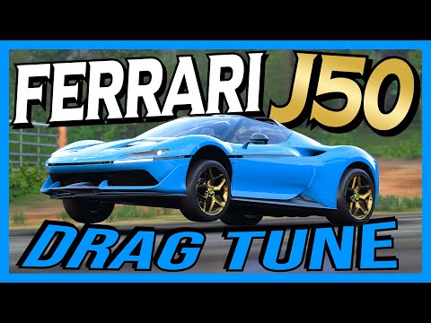 Forza Horizon 5 - FERRARI J50 DRAG TUNE