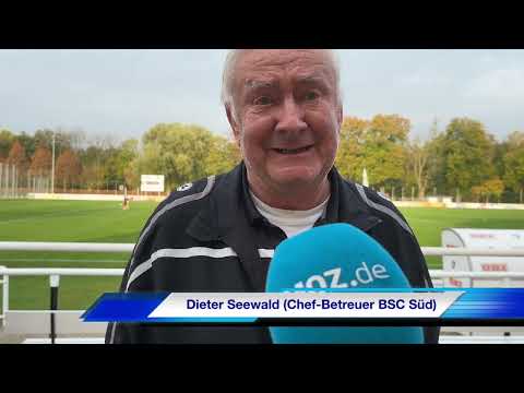 Fußball Brandenburgliga: 9. Spieltag, SV Zehdenick – Brandenburger SC Süd, Interview Dieter Seewald