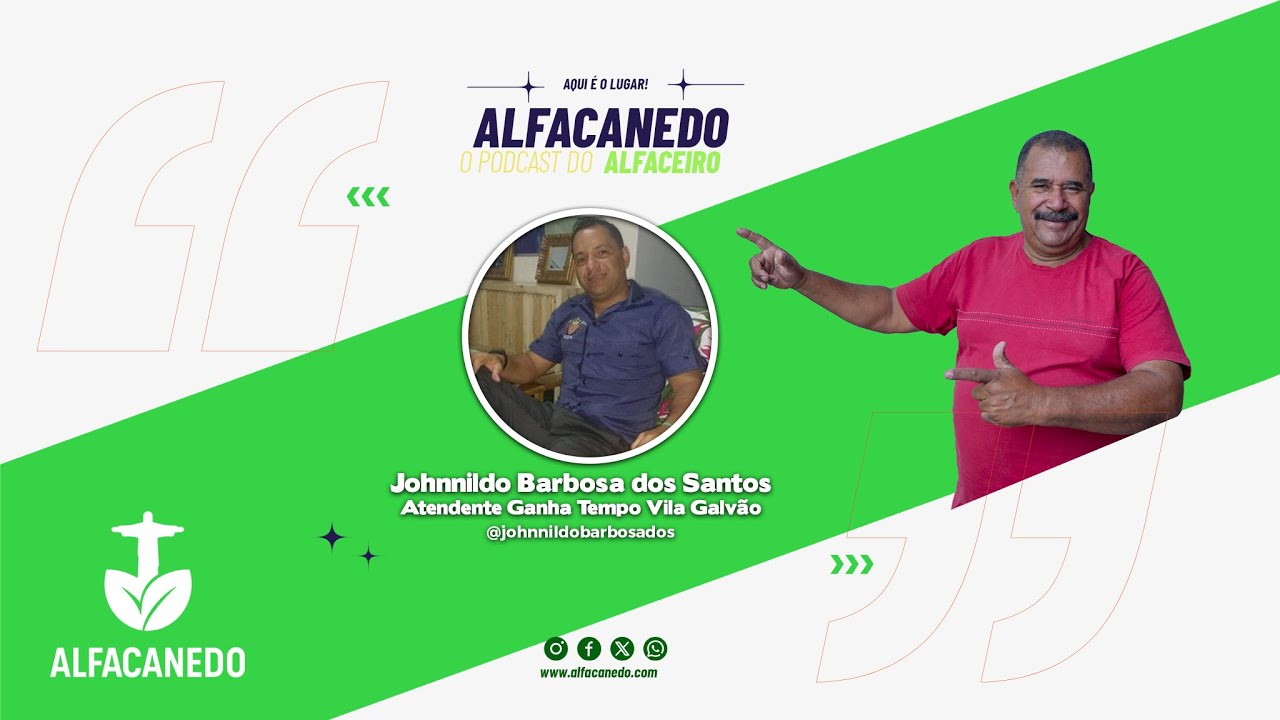 14ª EPISÓDIO DO Podcast ALFACANEDO com o convidado Johnnildo Barbosa
