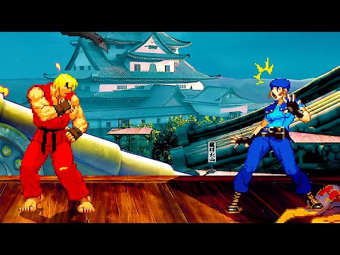 SHIN KEN vs JILL VALENTINE (Resident Evil) - Must See Amazing ULTIMATE Fights!