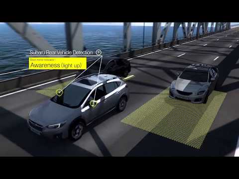 2018 Subaru Crosstrek Subaru XV Rear Vehicle Detection