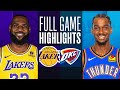 LAKERS at THUNDER | FULL GAME HIGHLIGHTS | December 23, 2023