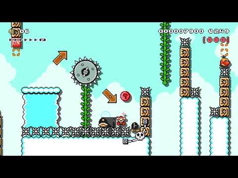 jumps through the sky #TL #TM by κɩηg vɩαd𝛾 🍄 Super Mario Maker 2 ✹Switch✹ #bau