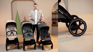 Easywalker Kočárek sportovní Rockey L Porovnání Easywalker Rockey S, M, L