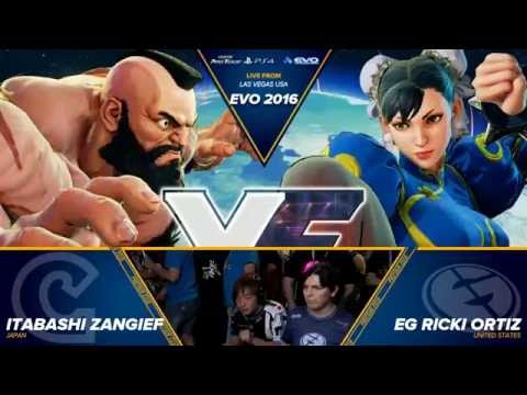 DNG Itabashi (Zangief) vs EG Ricki Ortiz (Chun-Li) - Evo 2016