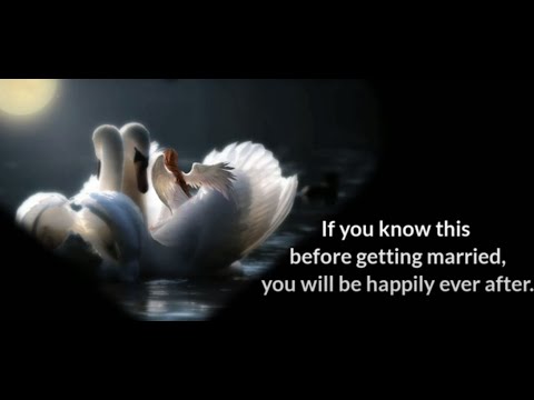Important thoughts you need to know before getting married