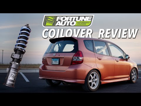 Custom Fortune Auto 500 Coilovers for the GD3 Fit!
