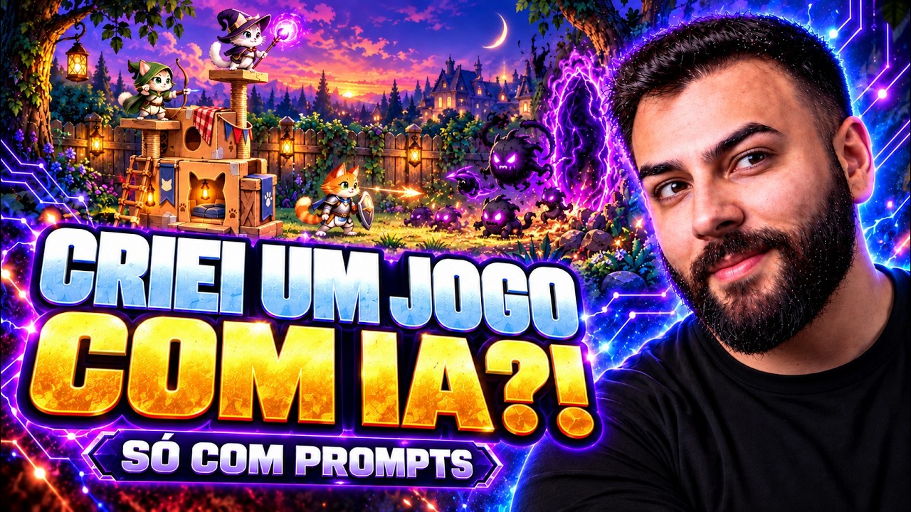 Criei um jogo com IA usando prompts! O futuro já começou