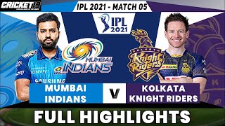 Mi vs KKR highlight । Mi vs KKR highlights 2021 । Mumbai vs Kolkata highlight  ipl 2021 highlight