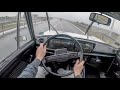 Fiat 125p 4K POV Test Drive 351 Joe Black