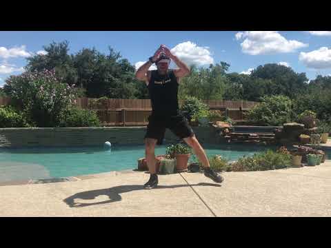 Side to side squat jump