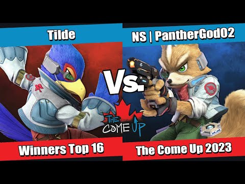 The Come Up 2023 Winners Top 16 - Tilde (Falco) vs NS | PantherGod02 (Fox) - Ultimate Singles