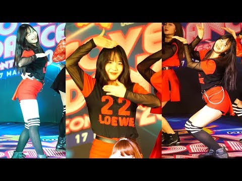 190517 K-GIRLS cover IZ*ONE (Miyu as Chaeyeon) - Intro & 라비앙로즈 (La Vie en Rose) @ MBK Cover Dance