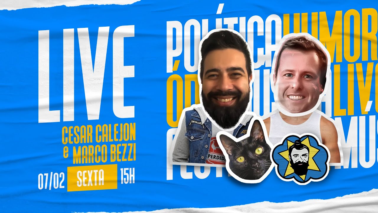 🔴 LIVE: AS NOTÍCIAS E POLÊMICAS DO DIA COM  BEZZI E CALEJON | Galãs Feios
