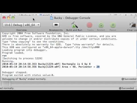 Objective C Programming Tutorial - 31 - Finishing the Rectangle Class