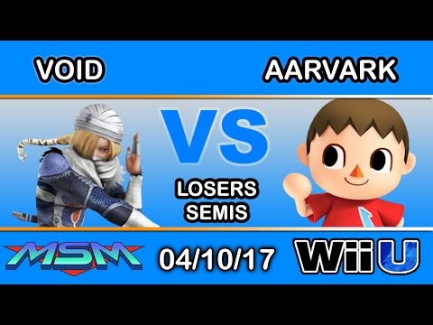 MSM 93 - CLG | VoiD (Sheik) Vs. BSD | Aarvark (Villager) Losers Semis - Smash Wii U