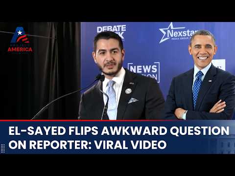 Viral Video: El-Sayed Stops Walking, Flips Awkward Question On Reporter| Obama| US Midterm| Michigan
