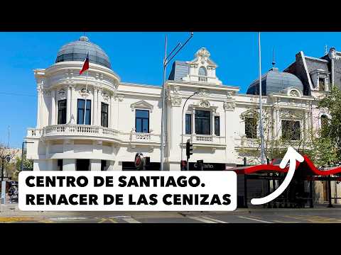 Life returns to downtown Santiago