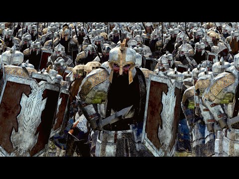 4,000 Iron Hills Dwarves VS 10,000 Gundabad Orcs | Lord Of The Rings Cinematic Battle