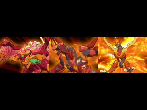 The Main Bakugan With Geogan And Nanogan