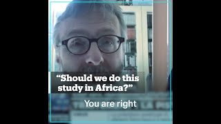 French doctors discuss testing Covid-19 vaccine in Africa