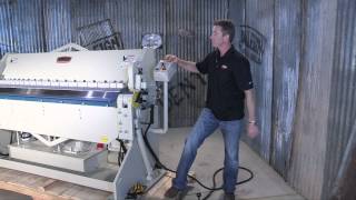 Baileigh Industrial 72-Inch Hydraulic Box & Pan Brake (BB-7210H)