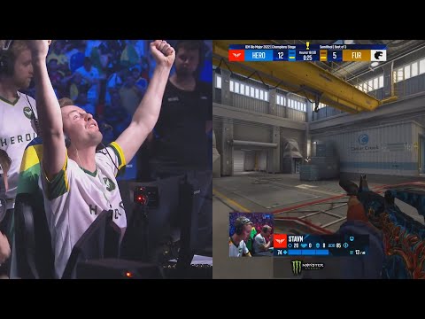 INSANE 1vs4 CLUTCH FROM STAVN - FURIA - HEROIC HIGHLIGHTS - IEM Rio Major 2022 l CSGO