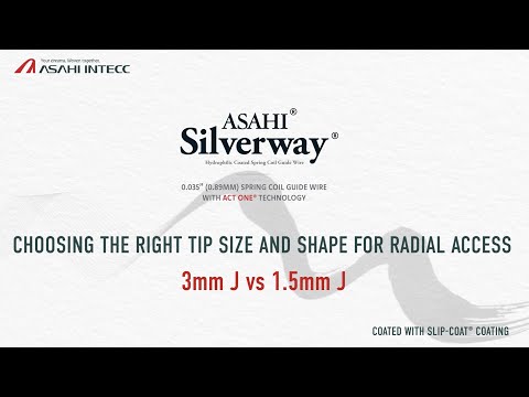 ASAHI Silverway - how tip size and shape matter for radial access