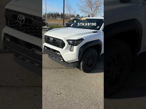 2024 Toyota Tacoma TRD OFF ROAD PREMIUM in White for sale at Moose Jaw Toyota in Moose Jaw, SK