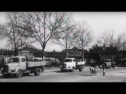 125 Jahre Mercedes-Benz LKW: Historischer Stummfilm LKW Produktion vom Typ L 3500 in Mannheim, 1950