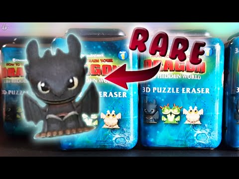 THE HUNT FOR TOOTHLESS! Unboxing 8 x How to train your Dragon:The Hidden World Puzzle Palz
