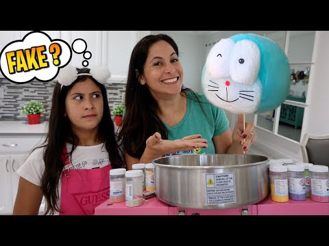 We bought a professional cotton candy machine