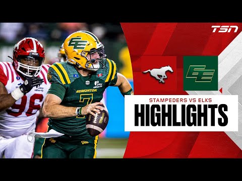 CFL WEEK 21: Calgary Stampeders vs. Edmonton Elks | FULL HIGHLIGHTS