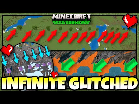 ULTIMATE GLITCHED SEED!🌍 Minecraft Bedrock 🔥