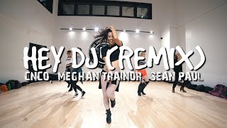 HEY DJ  - CNCO, MEGHAN TRAINOR &amp; SEAN PAUL (STEF WILLIAMS REGGAETON CLASS)