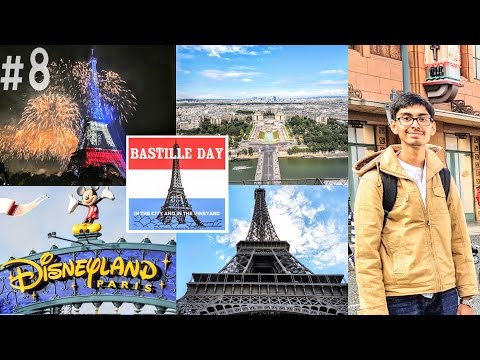 #8. India To Europe Trip - Day 3 | Bastille Day Celebration + Paris City Tour + Disneyland | France Video