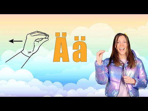 Alfabetssången med Teckenspråk |  Svenska Handalfabetet | ABC |  Barnsånger på Svenska med Fia