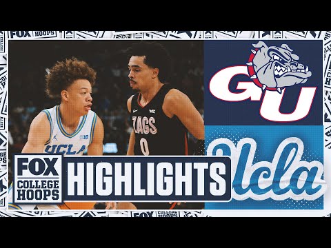No. 14 Gonzaga Bulldogs vs. No. 22 UCLA Bruins Highlights | CBB on FOX
