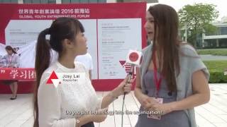 《世界青年創業論壇2016》俄羅斯青年Saida Ibrahimava - 抱開放態度交流意見