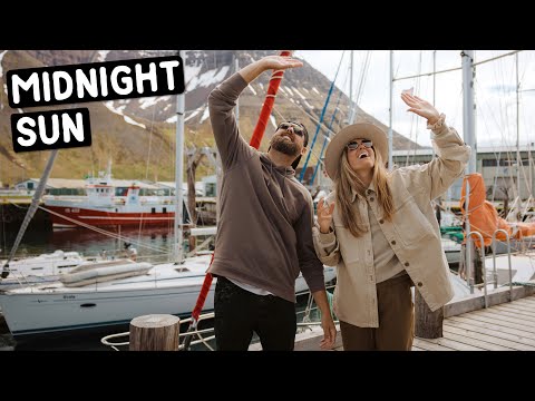 24 HOURS OF STRAIGHT SUNLIGHT (the longest day of the year in Iceland)