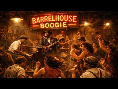 Barrelhouse Boogie - Fast & Heavy Piano Blues | Authentic Juke Joint Party