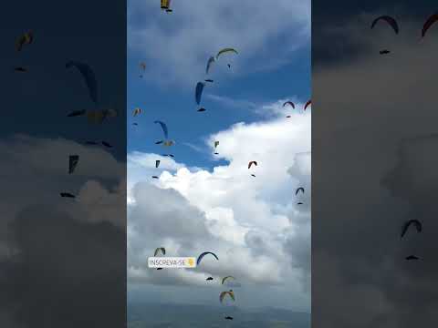 Espetáculo esse voou de parapente em Governador Valadares MG. Qual sua cidade em MG? INSCREVA-SE