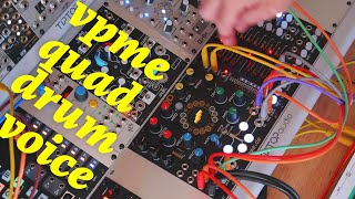 Video thumbnail for Modular Monday: vpme.de QD (Quad Drum Voice) by Red Means Recording